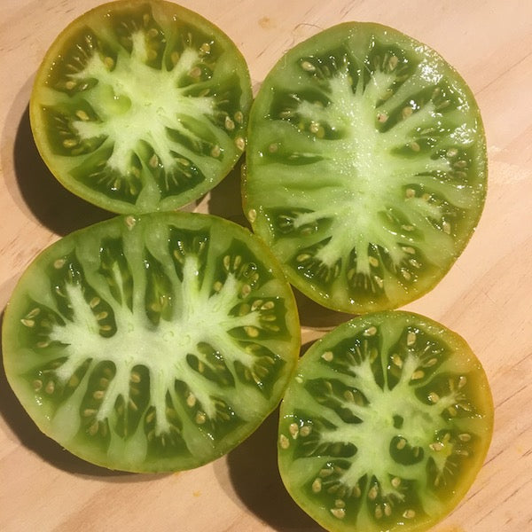 Tomato, Moldovan Green, organic, open pollinated, heirloom